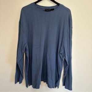 Men’s George Long Sleeve Shirt Powder Blue 2XL